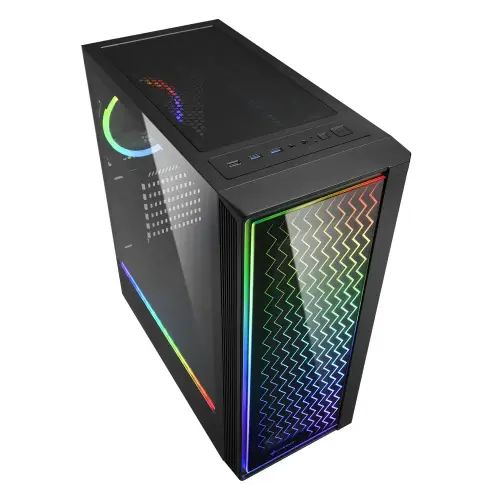 Sharkoon RGB-LIT-200 USB 3.0 RGB ATX Mid-Tower (Oyuncu) Gaming Kasa