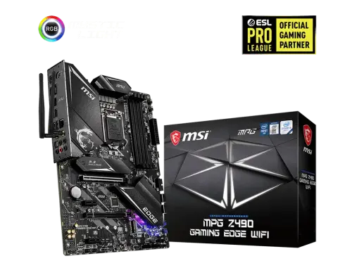 MSI MPG Z490 GAMING EDGE WIFI Intel Z490 Soket 1200 DDR4 4800(OC)MHz ATX Gaming (Oyuncu) Anakart