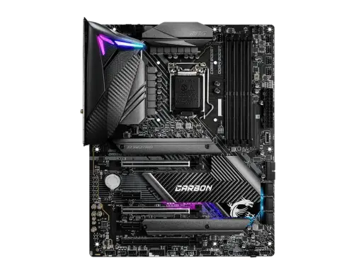 MSI MPG Z490 GAMING CARBON WIFI Intel Z490 Soket 1200 DDR4 4800(OC)MHz ATX Gaming (Oyuncu) Anakart