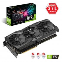 Asus ROG-Strix-RTX2070-8G-Gaming GeForce RTX 2070 8GB GDDR6 256Bit DX12 Gaming (Oyuncu) Ekran Kartı