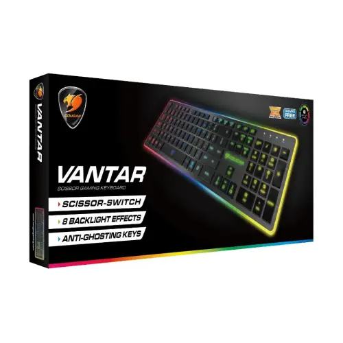 Cougar VANTAR CGR-WXNMB-VAN Q İngilizce Kablolu Gaming (Oyuncu) Klavye