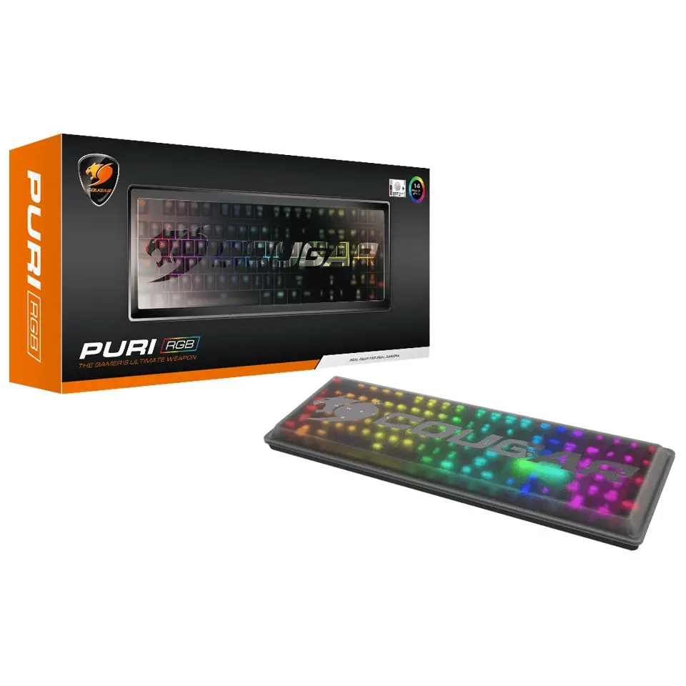 Cougar PURI RGB CGR-WM1SB-PURGB Q İngilizce Kablolu Mekanik Gaming (Oyuncu) Klavye
