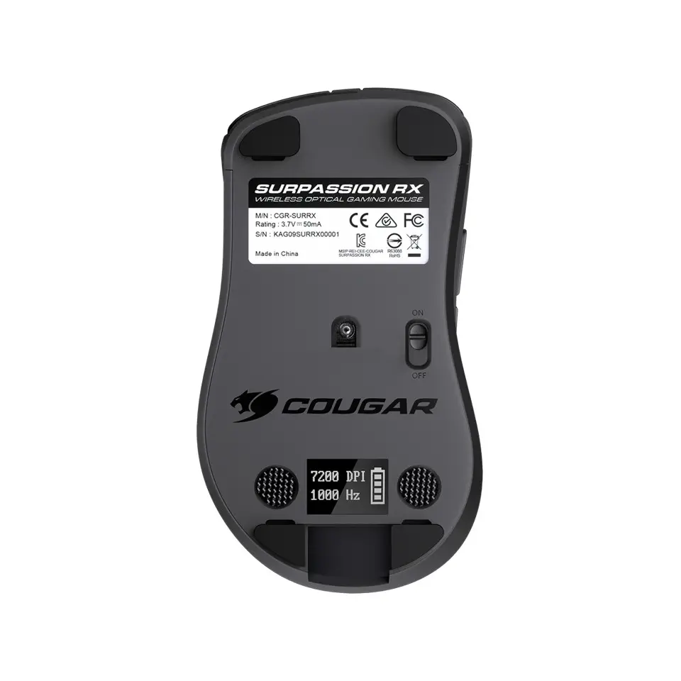 Cougar Surpassion RX CGR-SURRX 7200DPI 6 Tuş Optik Kablosuz Gaming (Oyuncu) Mouse