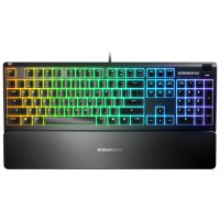 SteelSeries Apex 3 SSK64808 TR Q RGB Membrane Kablolu Gaming (Oyuncu) Klavye