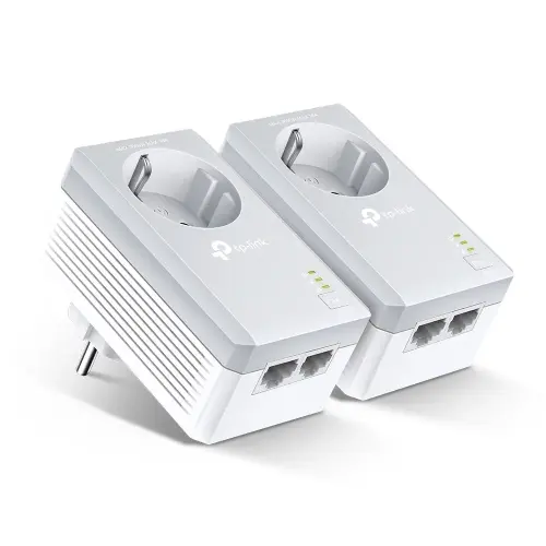 Tp-Link TL-PA4020PKIT AV600 2 Port 2`li Powerline Adaptör