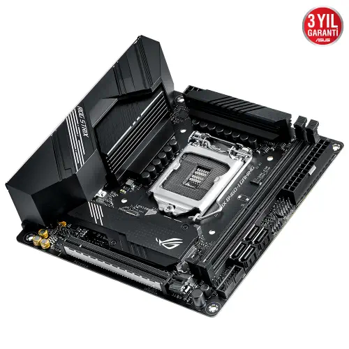 Asus ROG STRIX B460-I GAMING Intel B460 Soket 1200 DDR4 2933MHz Mini ITX Gaming (Oyuncu) Anakart