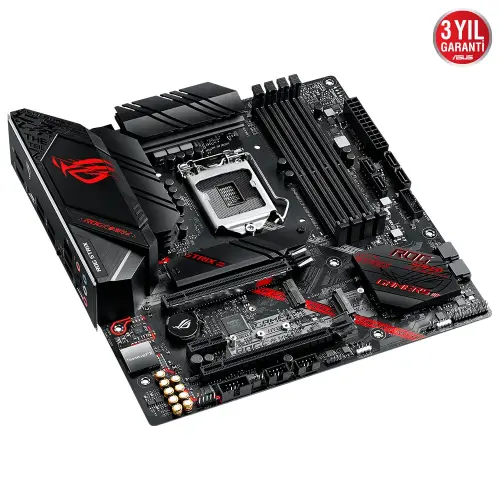 Asus ROG STRIX B460-G GAMING Intel B460 Soket 1200 DDR4 2933MHz mATX Gaming (Oyuncu) Anakart