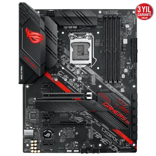 Asus ROG STRIX B460-H GAMING Intel B460 Soket 1200 DDR4 2933MHz ATX Gaming (Oyuncu) Anakart