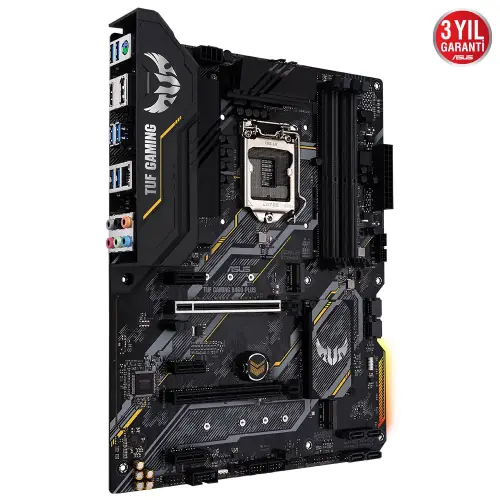 Asus TUF GAMING B460-PLUS Intel B460 Soket 1200 DDR4 2933MHz ATX Gaming (Oyuncu) Anakart