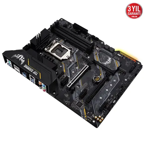 Asus TUF GAMING B460-PLUS Intel B460 Soket 1200 DDR4 2933MHz ATX Gaming (Oyuncu) Anakart