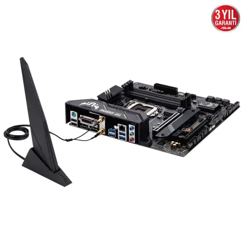 Asus TUF GAMING B460M-PLUS (WI-FI) Intel B460 Soket 1200 DDR4 2933MHz mATX Gaming (Oyuncu) Anakart