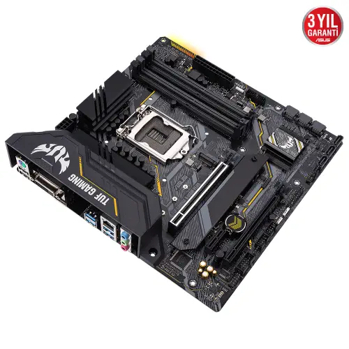 Asus TUF GAMING B460M-PLUS Intel B460 Soket 1200 DDR4 2933MHz mATX Gaming (Oyuncu) Anakart