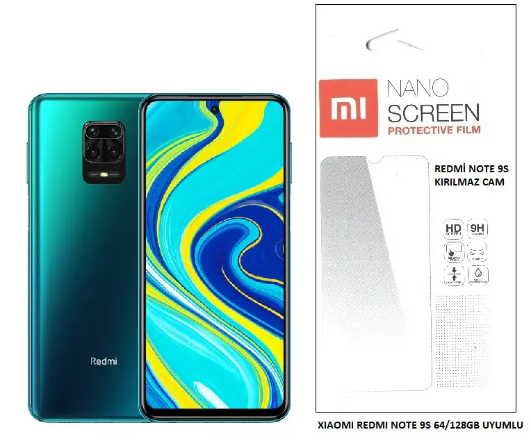 Xiaomi Redmi Note 9 Pro & 9S için Nano Kırılmaz Cam Ekran Koruyucu