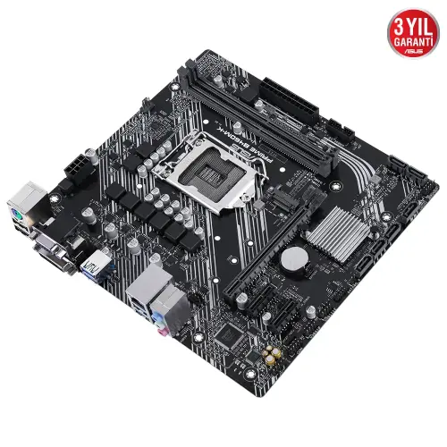 Asus PRIME B460M-K Intel B460 Soket 1200 DDR4 2933MHz mATX Gaming (Oyuncu) Anakart