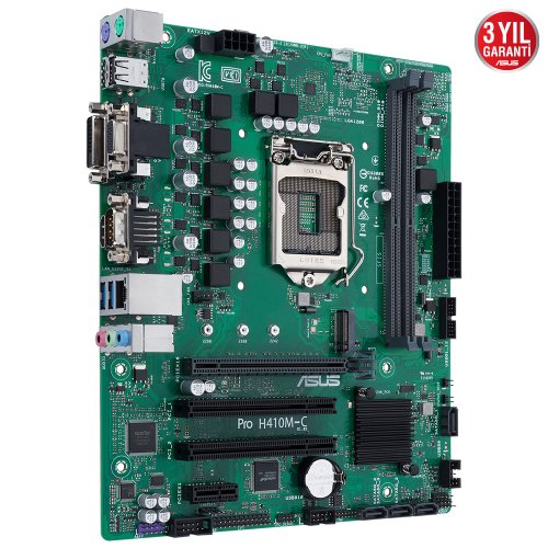 Asus PRO H410M-C/CSM Intel H410 Soket 1200 DDR4 2933MHz mATX Anakart
