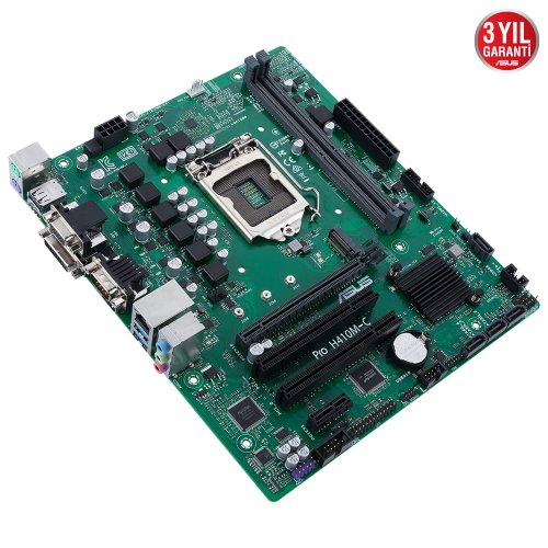 Asus PRO H410M-C/CSM Intel H410 Soket 1200 DDR4 2933MHz mATX Anakart