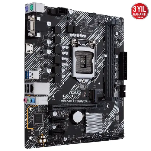 Asus PRIME H410M-E Intel H410 Soket 1200 DDR4 2933MHz mATX Anakart