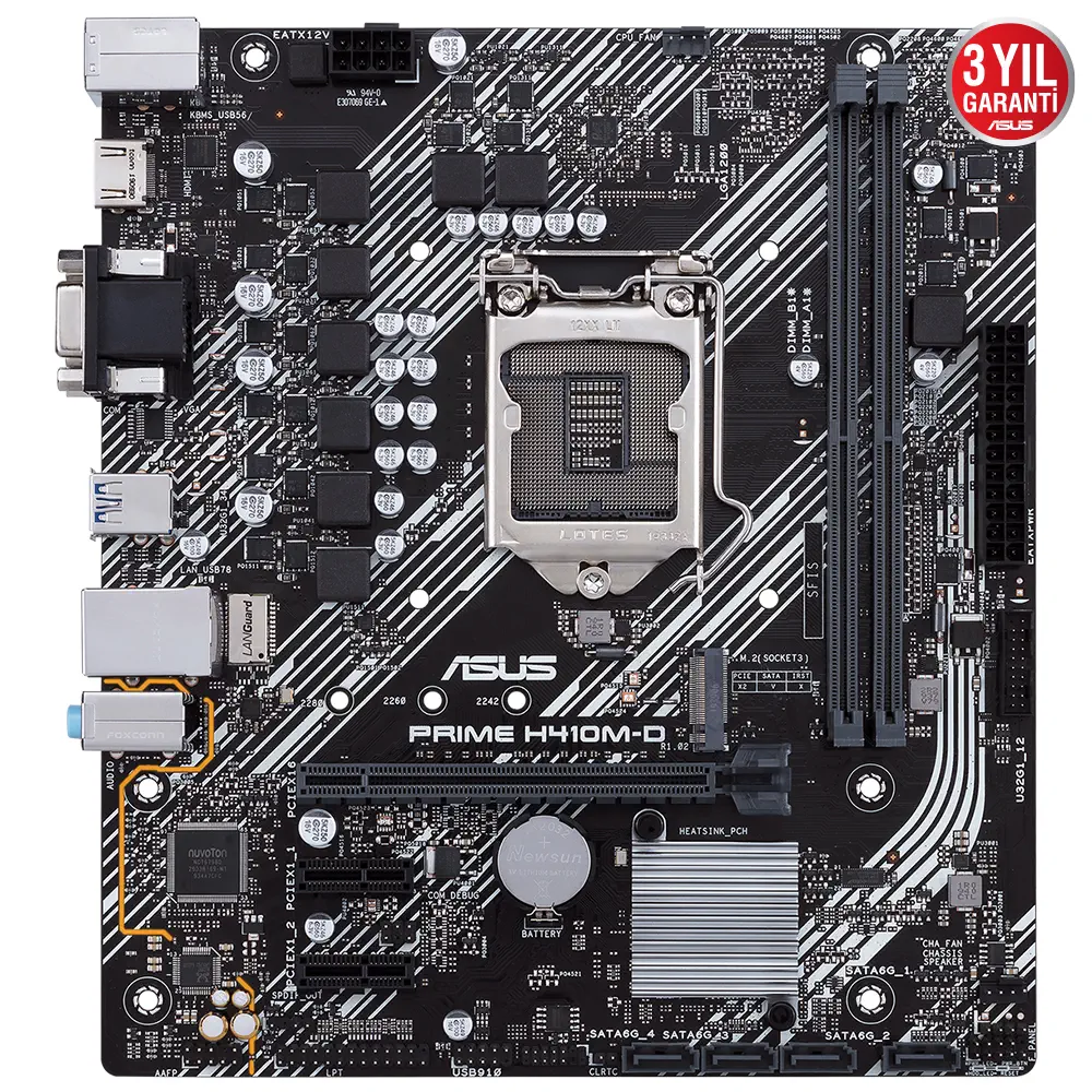Asus PRIME H410M-D Intel H410 Soket 1200 DDR4 2933MHz mATX Anakart