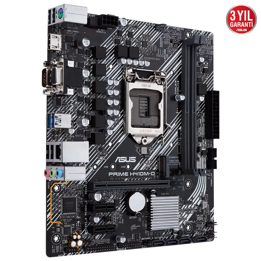 Asus PRIME H410M-D Intel H410 Soket 1200 DDR4 2933MHz mATX Anakart