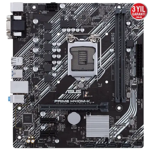 Asus PRIME H410M-K Intel H410 Soket 1200 DDR4 2933MHz mATX Anakart