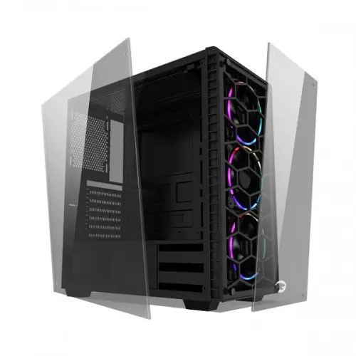 GamePower Horizon Gaming 4*120mm RGB Fan 500W 80+ Bronz Dahili PSU`lu RGB Kontrolcü ve Uzaktan Kumanda