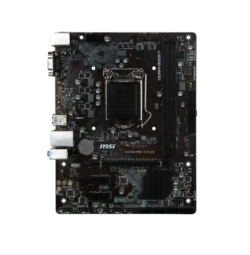 MSI H310M PRO-V PLUS Intel H310 Soket 1151 DDR4 2666 Mhz mATX Gaming (Oyuncu) Anakart