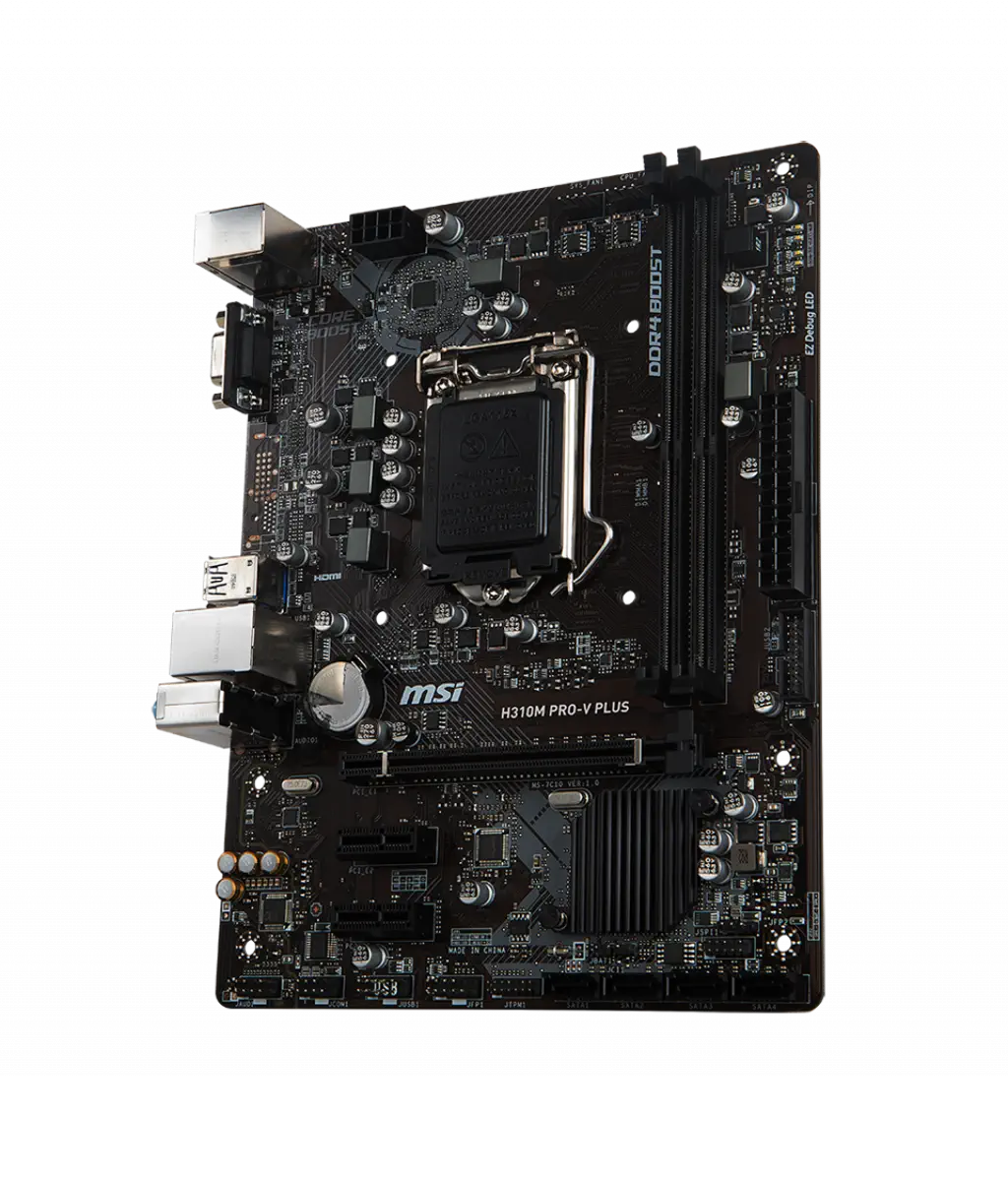 MSI H310M PRO-V PLUS Intel H310 Soket 1151 DDR4 2666 Mhz mATX Gaming (Oyuncu) Anakart
