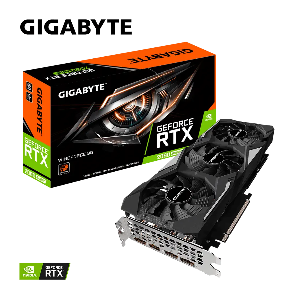 Gigabyte GV-N208SWF3-8GD RTX 2080 SUPER 8GB GDDR6 256Bit DX12 Gaming (Oyuncu) Ekran Kartı