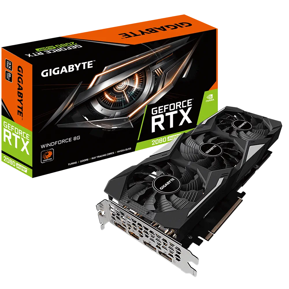 Gigabyte GV-N208SWF3-8GD RTX 2080 SUPER 8GB GDDR6 256Bit DX12 Gaming (Oyuncu) Ekran Kartı