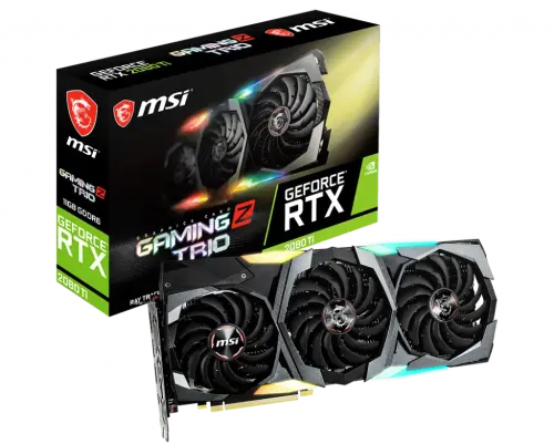MSI GeForce RTX 2080 Ti GAMING Z TRIO 11GB GDDR6 352Bit DX12 Gaming (Oyuncu) Ekran Kartı