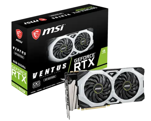 MSI GeForce  RTX 2070 SUPER VENTUS GP OC 8GB GDDR6 256Bit DX12 Gaming (Oyuncu) Ekran Kartı 