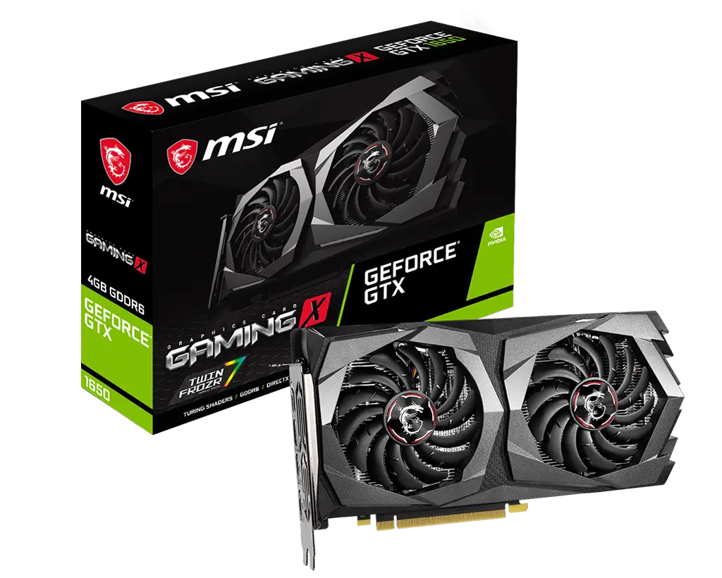 MSI GeForce GTX 1650 D6 GAMING X 4GB GDDR6 128Bit DX12 Gaming (Oyuncu) Ekran Kartı