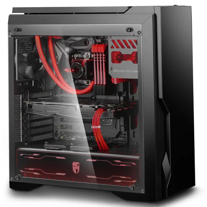 DEEPCOOL Gamer Storm DUKASE LIQUID USB 3.0 Dahili Sıvı Soğutmalı ATX Mid-Tower Gaming (Oyuncu) Kasa