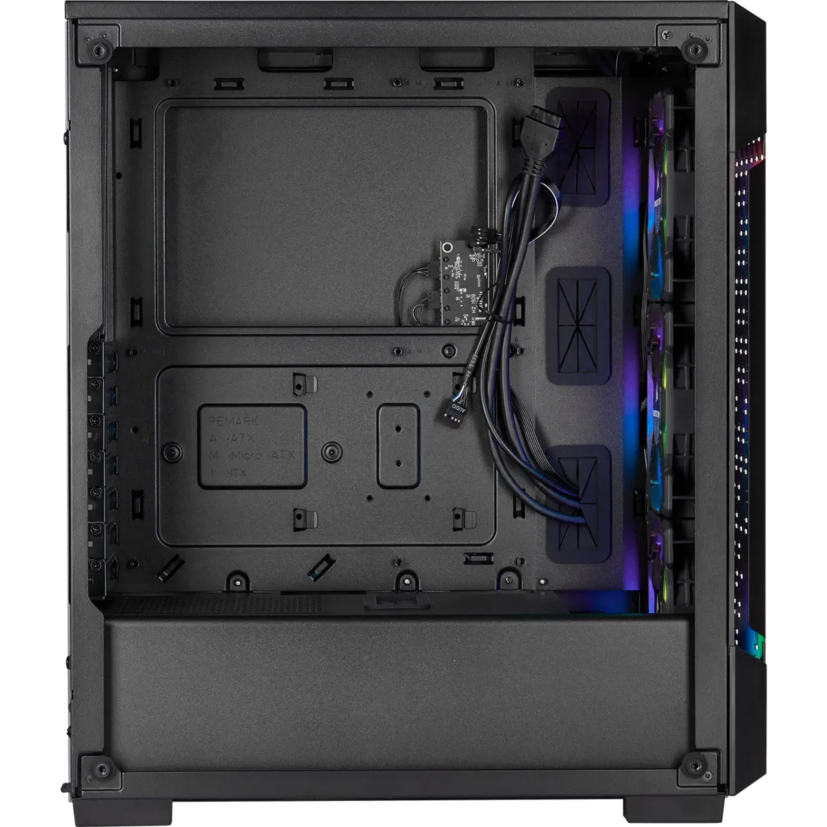 Corsair iCUE 220T RGB Airflow CC-9011173-WW USB 3.0 Temperli Cam Siyah ATX Mid-Tower Gaming (Oyuncu) Kasa