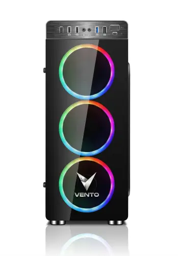 Vento VG05F USB 3.0 Pencereli ATX Mid-Tower Gaming (Oyuncu) Kasa