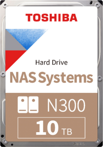 Toshiba N300 HDWG11AUZSVA 10TB 7200Rpm 256MB Sata 3 NAS Harddisk
