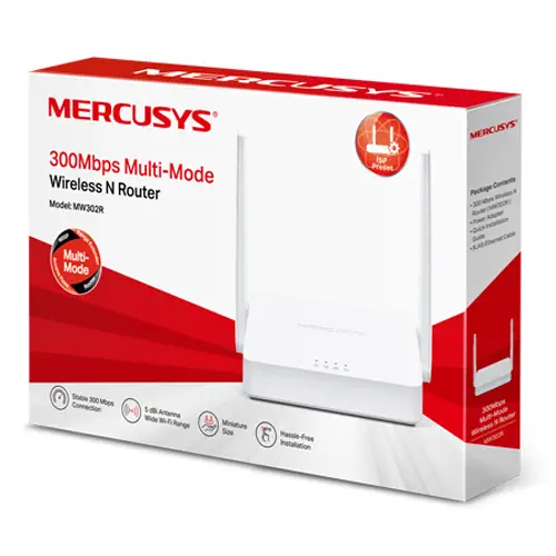TP-Link Mercusys MW302R 300Mbps Kablosuz N Router