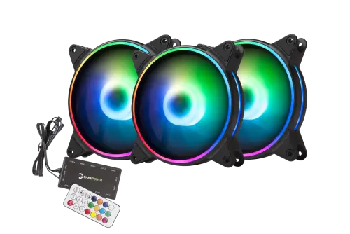 GamePower Air Turbine ARGB/RGB 3*12CM Fan Set Kit