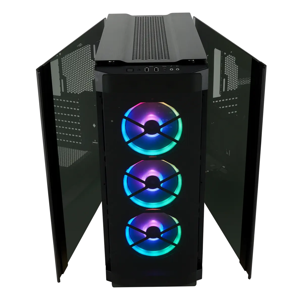 Corsair Obsidian 500D RGB SE Premium CC-9011139-WW USB 3.1 Temperli Cam Siyah ATX Mid-Tower Gaming (Oyuncu) Kasa