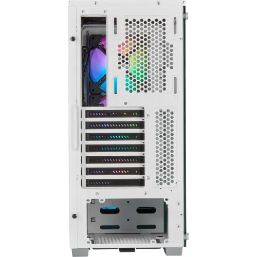 Corsair iCUE 220T RGB Airflow CC-9011174-WW USB 3.0 Temperli Cam Beyaz ATX Mid-Tower Gaming (Oyuncu) Kasa