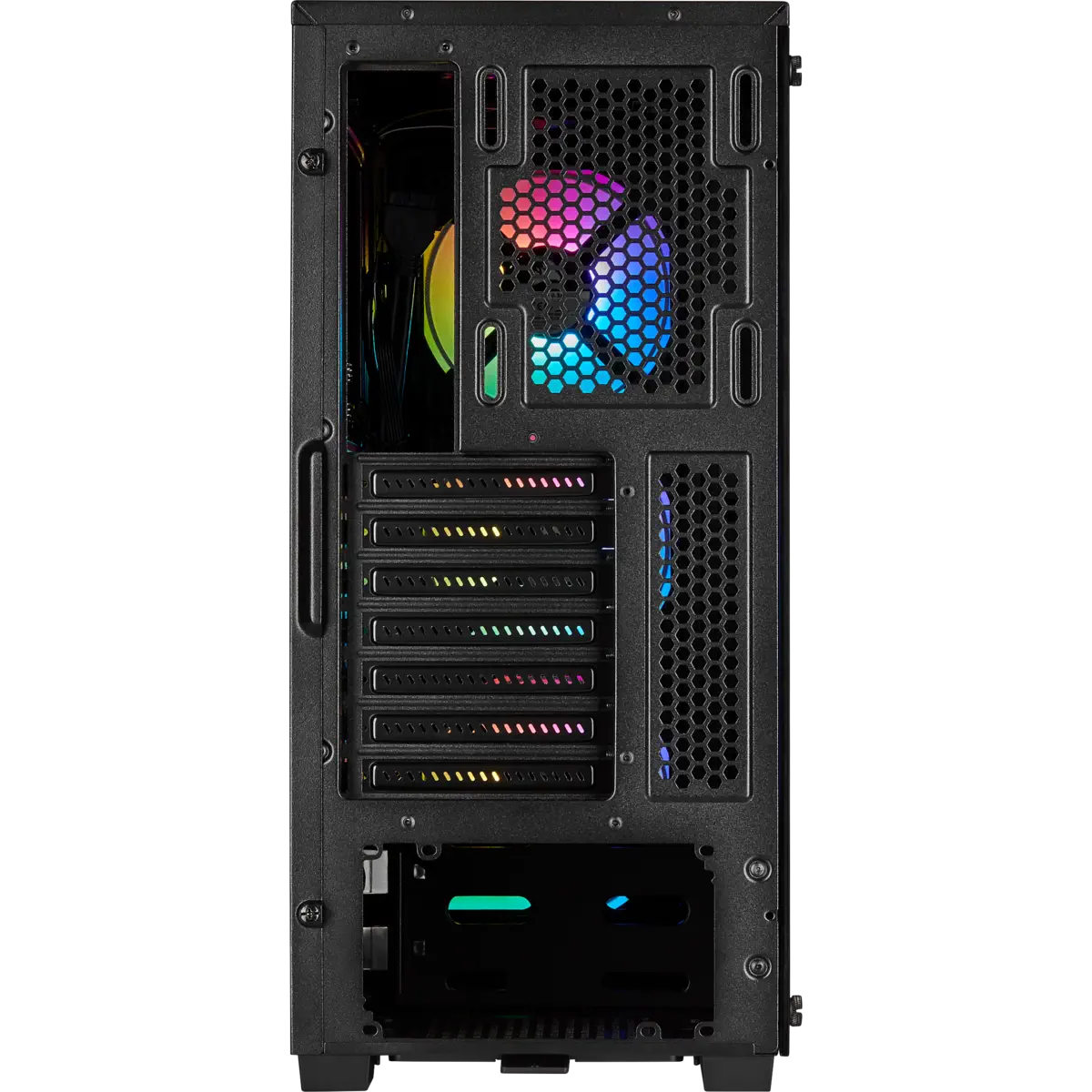 Corsair iCUE 220T RGB CC-9011190-WW USB 3.0 Temperli Cam Siyah ATX Mid-Tower Gaming (Oyuncu) Kasa