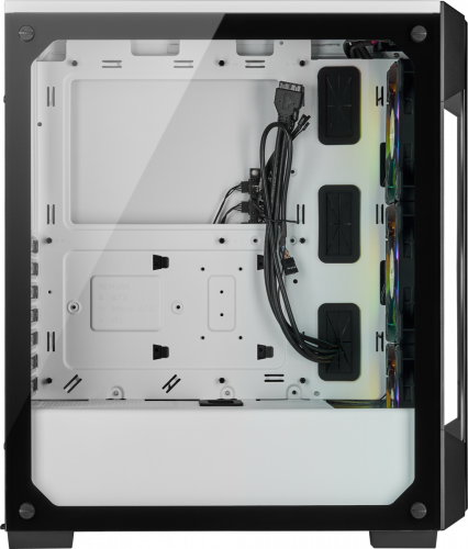 Corsair iCUE 220T RGB CC-9011191-WW USB 3.0 Temperli Cam Beyaz ATX Mid-Tower Gaming (Oyuncu) Kasa