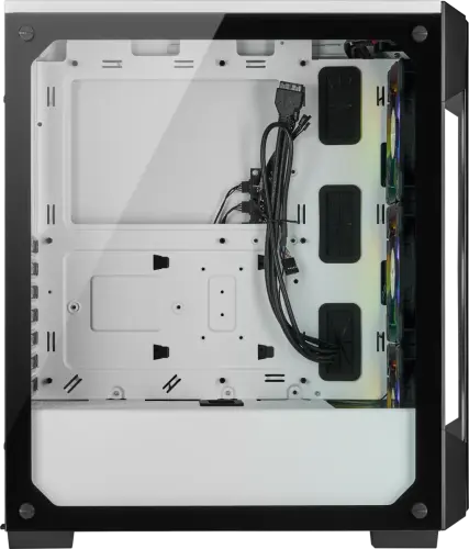 Corsair iCUE 220T RGB CC-9011191-WW USB 3.0 Temperli Cam Beyaz ATX Mid-Tower Gaming (Oyuncu) Kasa
