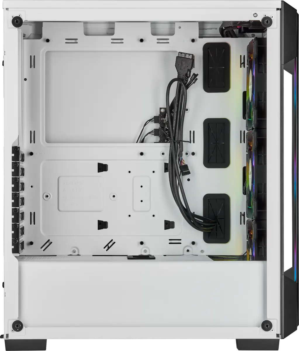Corsair iCUE 220T RGB CC-9011191-WW USB 3.0 Temperli Cam Beyaz ATX Mid-Tower Gaming (Oyuncu) Kasa