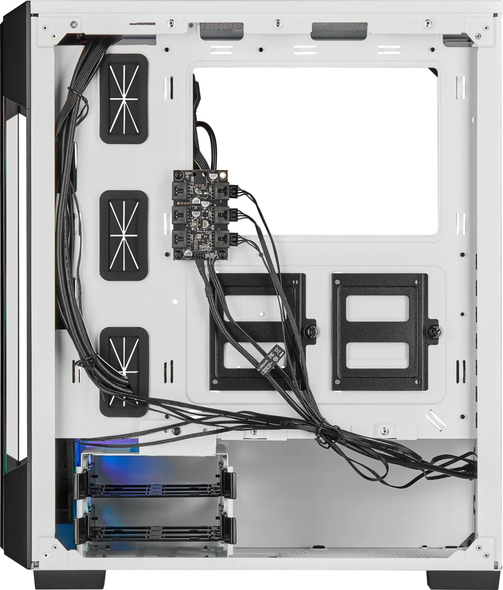 Corsair iCUE 220T RGB CC-9011191-WW USB 3.0 Temperli Cam Beyaz ATX Mid-Tower Gaming (Oyuncu) Kasa
