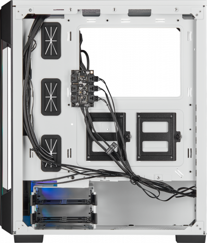 Corsair iCUE 220T RGB CC-9011191-WW USB 3.0 Temperli Cam Beyaz ATX Mid-Tower Gaming (Oyuncu) Kasa