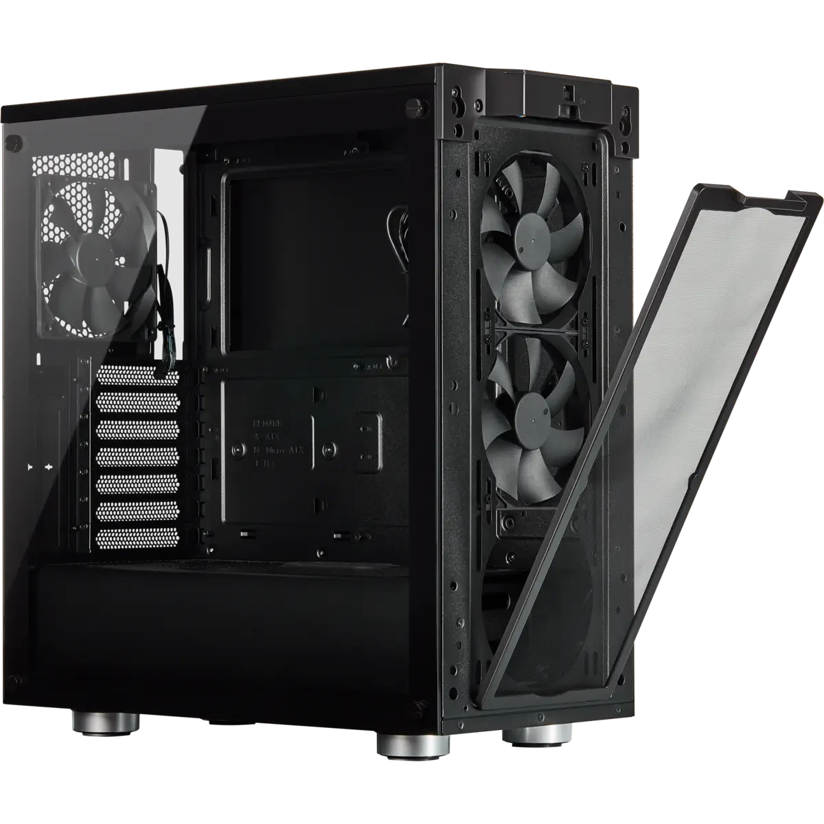 Corsair 275R Airflow CC-9011181-WW USB 3.0 Temperli Cam Siyah ATX Mid-Tower Gaming (Oyuncu) Kasa