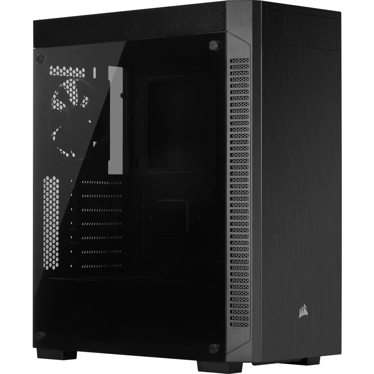 Corsair 110R CC-9011183-WW USB 3.1 Temperli Cam Siyah ATX Mid-Tower Gaming (Oyuncu) Kasa