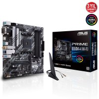 Asus Prime B550M-A (WI-FI) AMD B550 Soket AM4 DDR4 4600(OC)MHz mATX Gaming (Oyuncu) Anakart