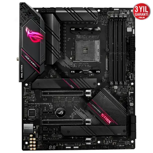 Asus ROG Strix B550-E Gaming AMD B550 Soket AM4 DDR4 4600(OC)MHz ATX Gaming (Oyuncu) Anakart